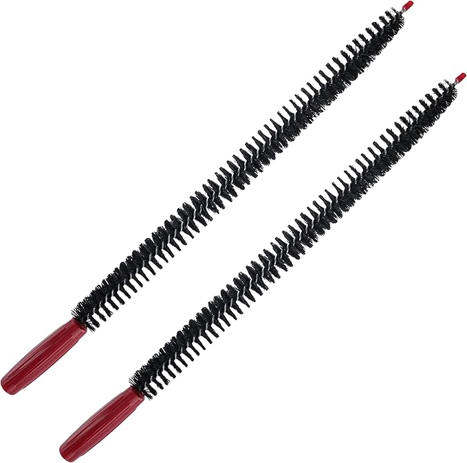 Dryer Lint Brush Vent Cleaner, Long Flexible Refrigerator Condensor Coil Cleaning Brush, Fridge and Radiator Cleaner Brush, 26 Inch,2 PC