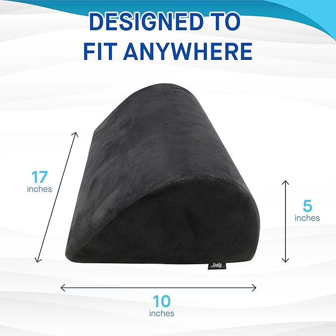 Sealy Foot Rest for Under Desk at Work – Ergonomic Foot-Stool, Foot-Rest for Couch – Versatile Footrest Underdesk for Office & Home, Small Foot-Rest for Chair, Heated Footrest Under Desk
