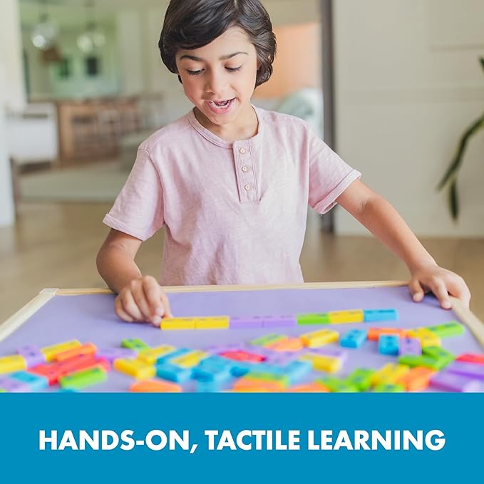 Educational Insights Phonics Dominoes Blends & Digraphs - First Grade Classroom Must Haves, Elementary Literacy Materials for Centers or Homeschool, Phonics Games, Learning to Read for Kids Ages 6+