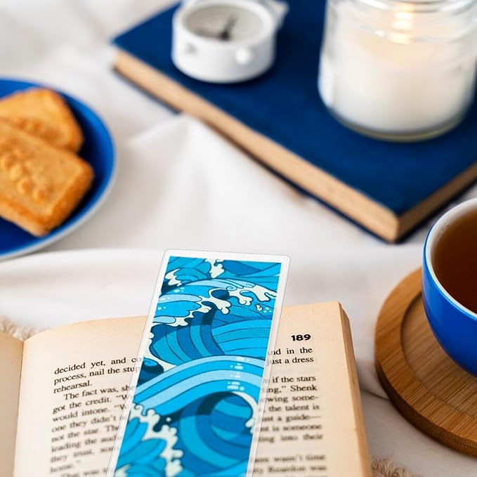 100Pcs Bookmark Laminating Pouches 2x8inch Hot Laminator Sleeves 5 Mil Compatible with Most Pouch Laminating Machines for Book Lovers Nature Lovers