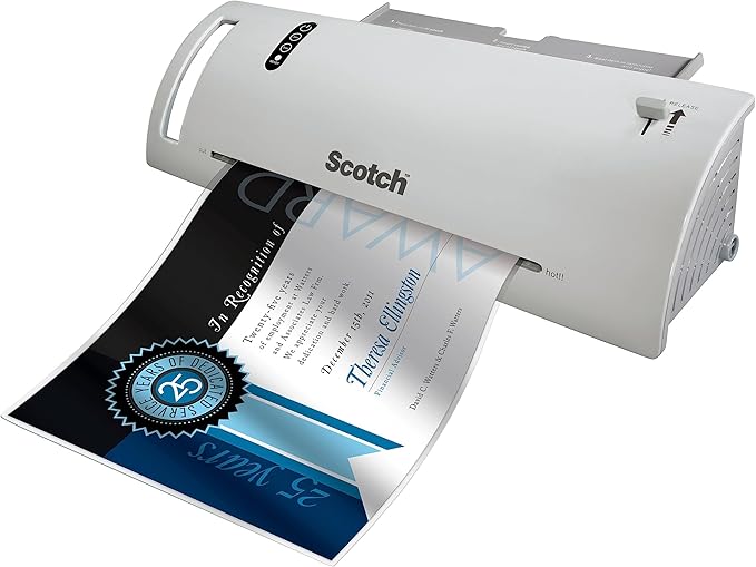 Scotch Matte Thermal Laminating Pouches, Ultra Clear with Matte Finish, Letter Size 8.9 in x 11.4 in, 20-Pack