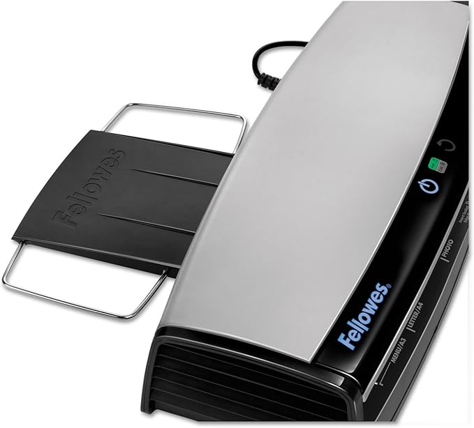 Fellowes Jupiter 2 125 Laminator with 10 Pouches, 12.5 Inch (5734101), Black & Grey