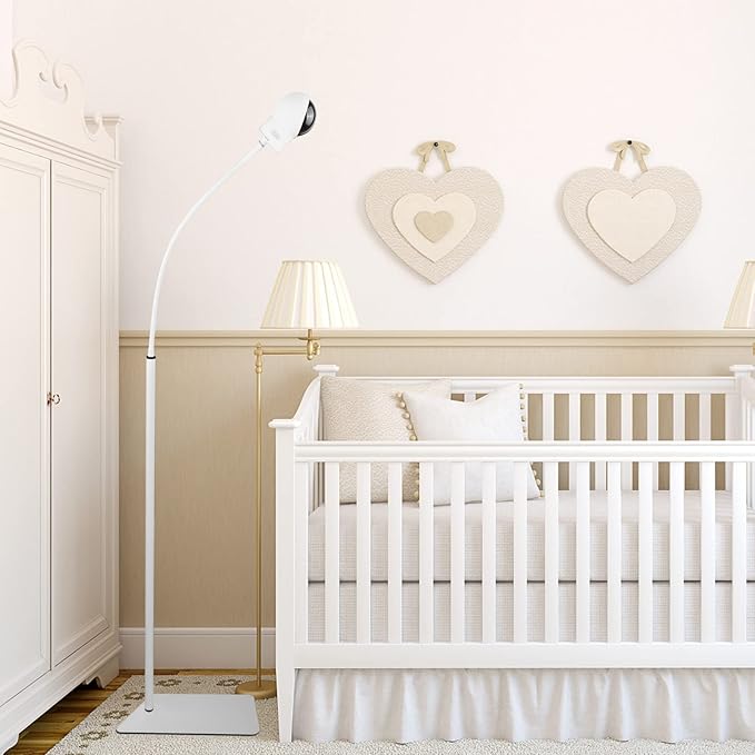 HOLACA 35 inch or 63 inch Floor Stand for Hellobaby, Infant Optics DXR-8/8 Pro, eufy, Vava/Hipp and Nooie Baby Monitor,Owlet and Motorola Baby Monitor, for Any Other Cameras with 1/4 Screw Mount