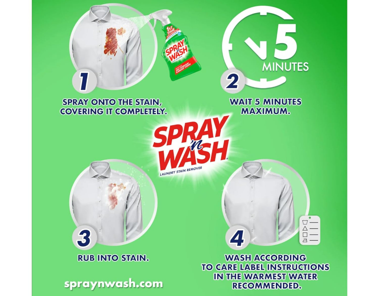 Spray-N-Wash 22 oz. Trigger Spray Bottle Laundry Stain Remover