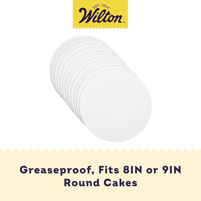 Wilton 10 Inch Round Cake Boards, Fits 8in, 9in Cakes, 12 Count