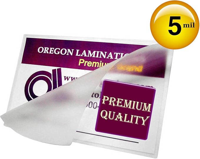 Qty 500 Wallet Photo Laminating Pouches 2-3/4 x 3-3/4 Hot 5 Mil Clear
