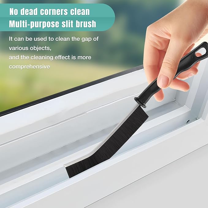 4pcs Hard Bristle Crevice Cleaning Brush Multifunctional Gap Scrub Cleaner Tool for Household Use, Kitchen Sink, Bathroom, Toilet Dead Corners, Window, Vehicle, Grout, Clean Tight Spaces