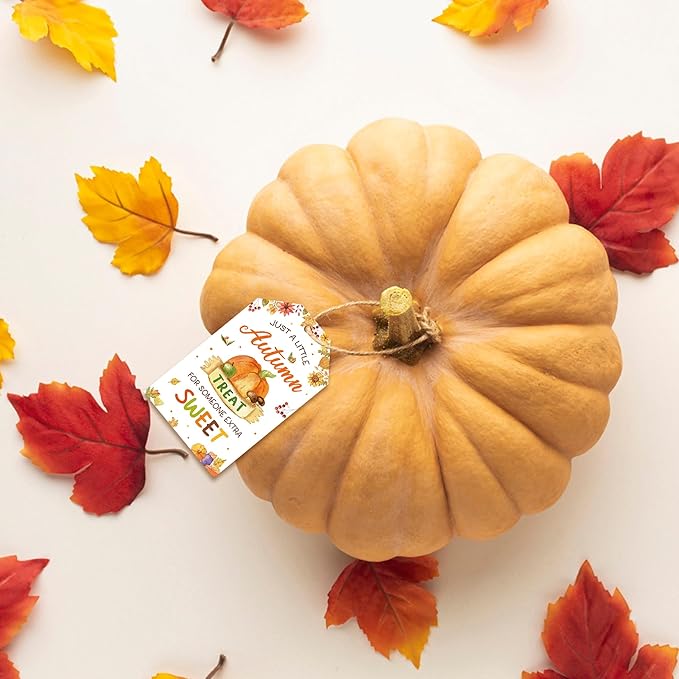 Autumn Treat for Someone Sweet Gift Tag, Fall Treat Bag Tags, Appreciation Gift Tag for Teacher, Staff, Neighbor, Friends, Co-Worker