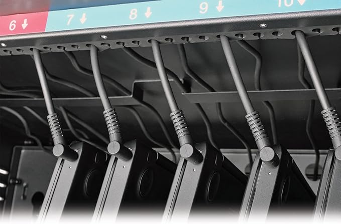 Tripp Lite 36-Port AC Charging Cart Storage Station for Chromebooks, Laptops, & Tablets - Hourly Timer alternates Charging Zones to Help Prevent overloads, 2-Year Warranty (CSC36AC)