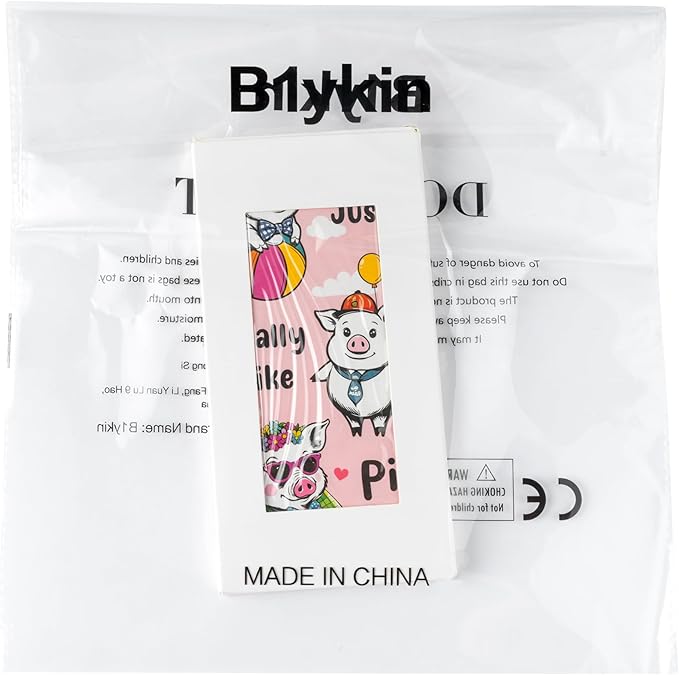 B1ykin Cute Sticky Notes Set - I Just Really Like Pig Self-Stick Notes Pad, 550 Sheets Writing Memo Pages Sticky Notepad for Teacher Appreciation Gifts, School Office Party Supplies (Funny Pig)