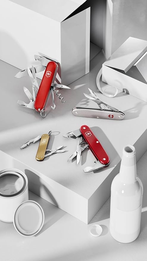 Victorinox Companion X Alox Pocket Tool with Precision Scissors, Single-Function Tool, Compact, Lightweight, Swiss Made - Gold