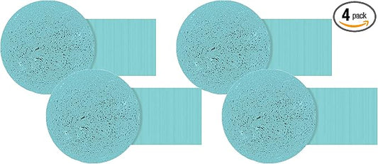 Robin Eggs Blue Crepe Paper Roll - 81' (1 Count) - Great for Stunning DIY Crafts, Party Decor, and More (Pack of 4)
