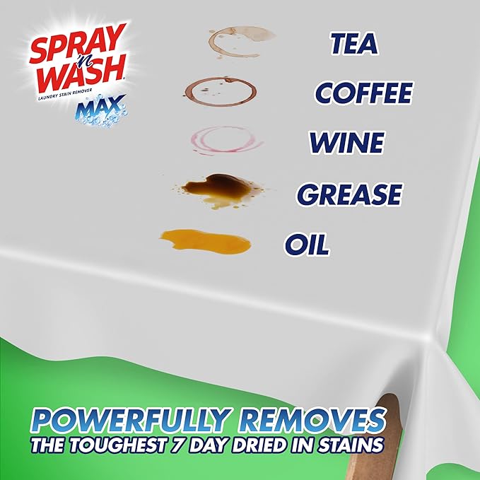 Spray 'N Wash Max Laundry Strain Remover 16 oz, Packaging may vary (Pack of 3)
