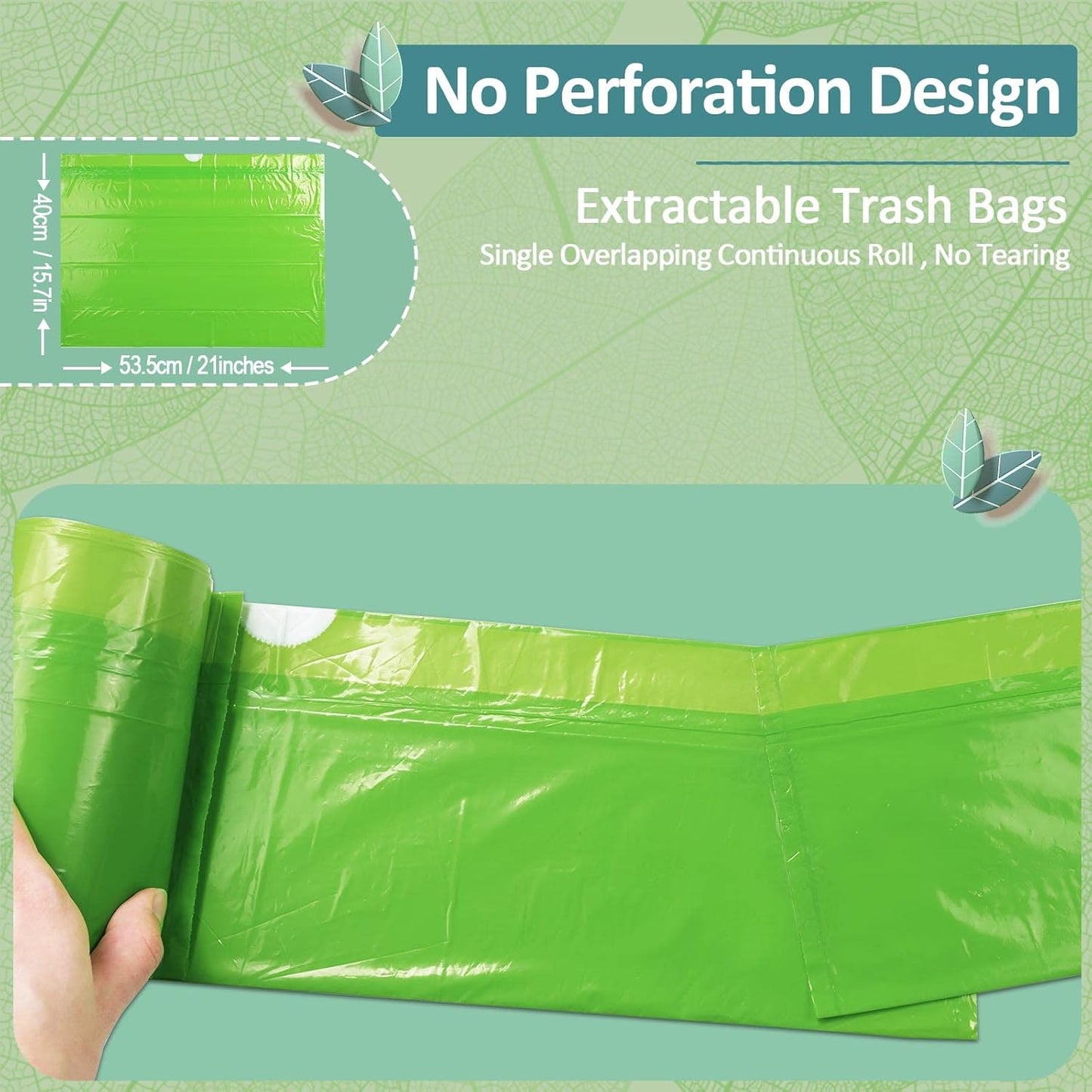 Commode Liners for Bedside Commode Vanilla Scented 100pcs Disposable Bags Universal Fit Most Standard Toilet Chair Bucket