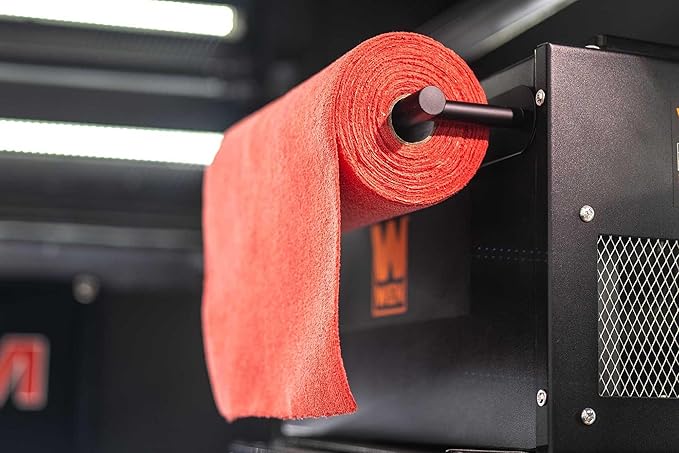 Autofiber Roll-o-Rags Microfiber Towels, Tear Off Sheets, 12 Inch x 12 Inch, 30/Roll (Red)
