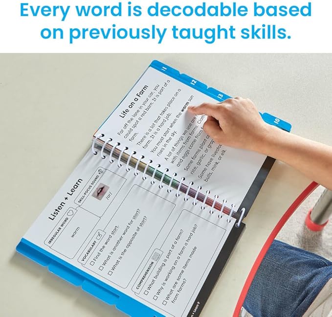 hand2mind Guided Phonics + Beyond Decodable Books Unit 5, Books for Beginning Readers, Science of Reading Classroom Materials, Learn to Read Leveled Readers, Preschool Curriculum for Teachers