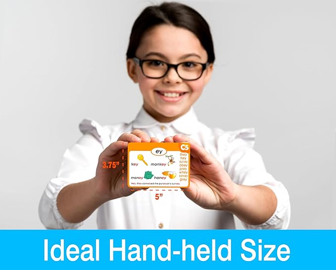 70PCS Phonics CVC Flash Cards Set 20 Phonic Stages Bonus 10 Life Skill Cards Sorting Rings Learn to Read in Blends, Long Vowels, Digraphs for PreK-3rd Grade (Alphabet, Colors, Numbers, and More)