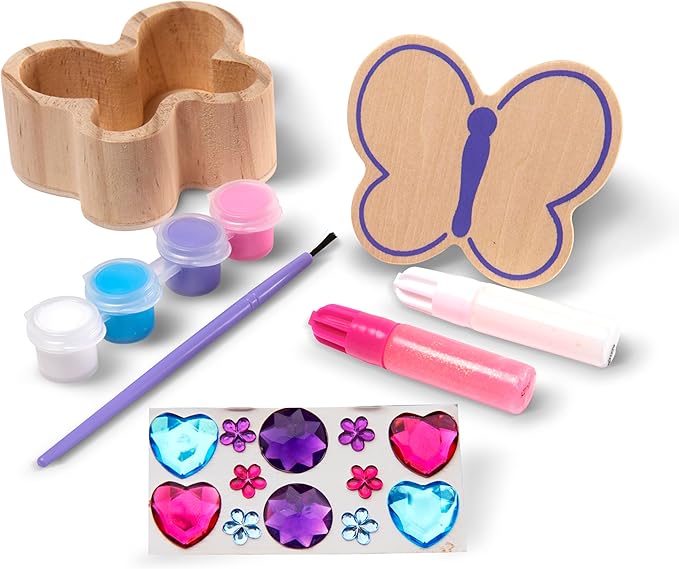 Melissa & Doug Created by Me! Butterfly Box Wooden Craft Kit