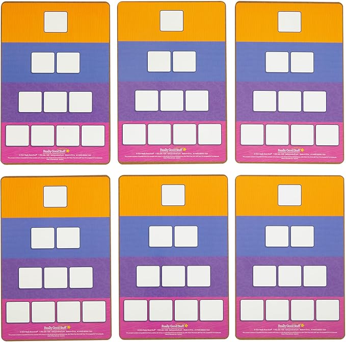 Really Good Phonics Sound Box Mats & Chips 6 Student Kit with Teacher Demo