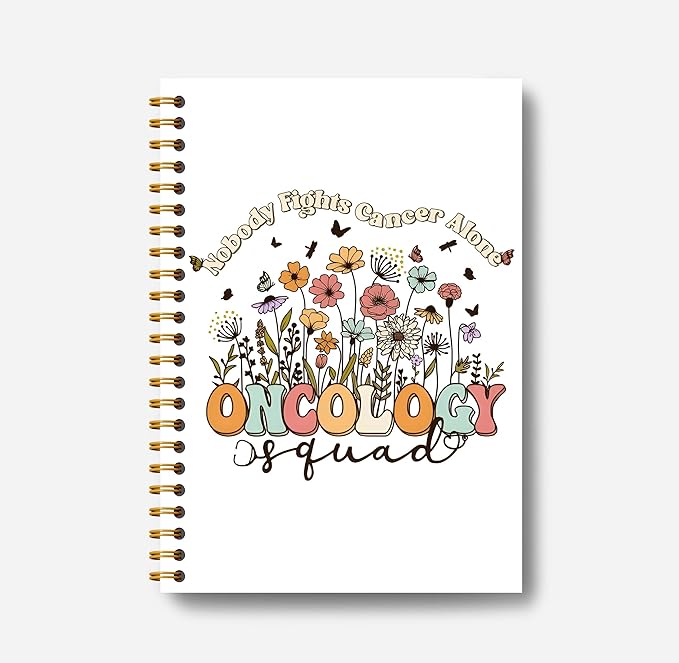 Oncology Nurse Gifts - Oncologist Gifts, Oncology Team Cancer Nurse Gifts, Oncology Squad Notebook Journal, Nurse Notebook, Spiral Notebook 5.5x8.3