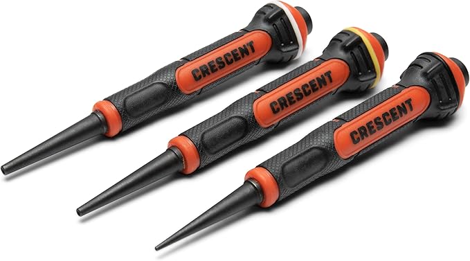 Crescent 3 Piece Set, 5" Gripped Punch - CNPS12332G