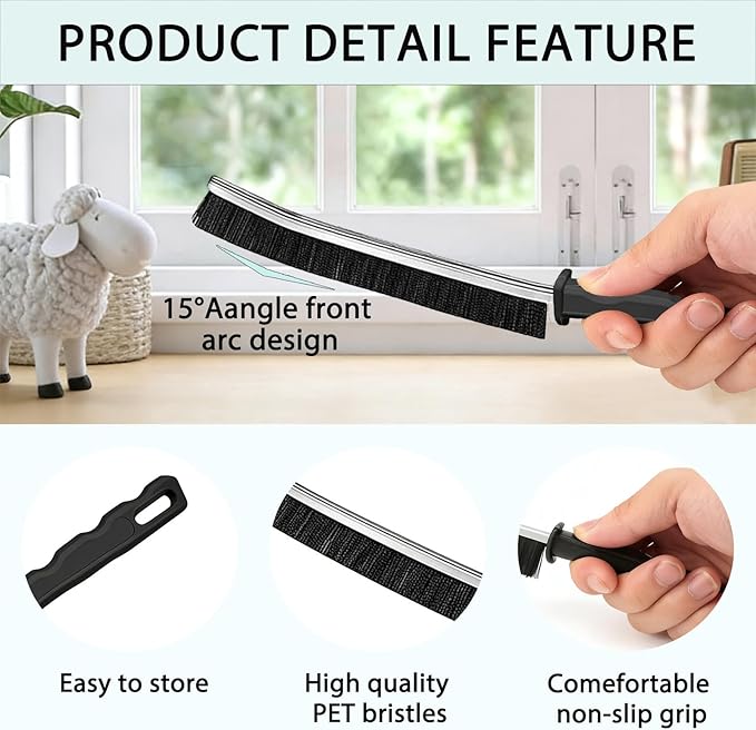 Crevice Cleaning Brush - Grout Scrub Brush, House Cleaning Supplies, Gap Cleaning Tools, Home Essentials, Gifts for Women Men, Hard Bristle Crevice Cleaner Brush for Household Use, Bathroom 12PCS