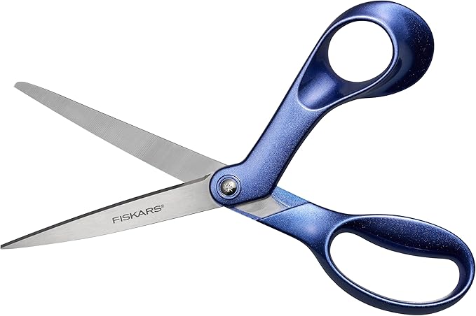 Fiskars Explore Scissors, Design Collection, Blue Expanse, 8 Inches