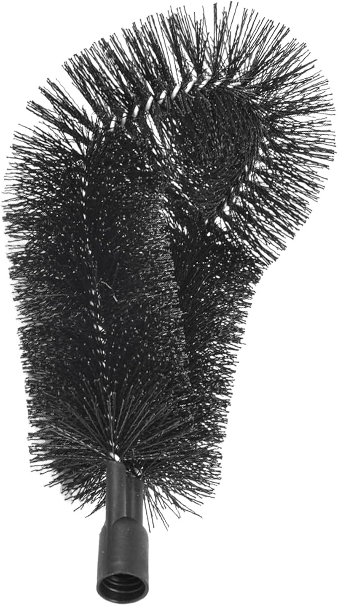 Multi-Angle Adjustable Brush Head For Curved Drains & Clogged Downspout Maintenance Flexible Drain Brush Attachment