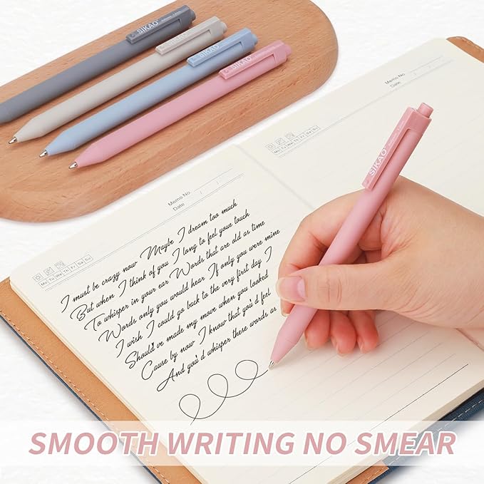 Pens Bulk, 60 Pack Moran-di Ballpoint Pens with Black Ink, 1.0mm Medium Point Smooth Writing No Smear, Retractable Click Pens with Calm, Soothing Colors for Everyday School & Office Use