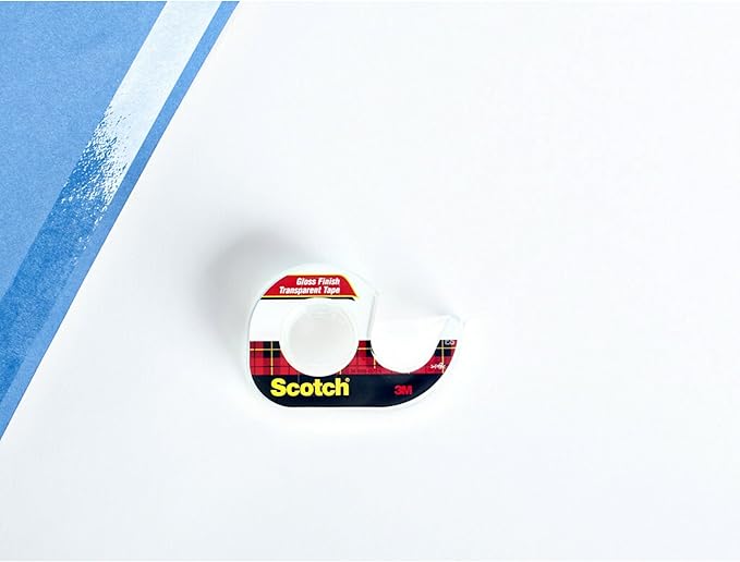 Scotch Transparent Tape , 0.5 in x 450 in (12.7 mm x 11.4 m)