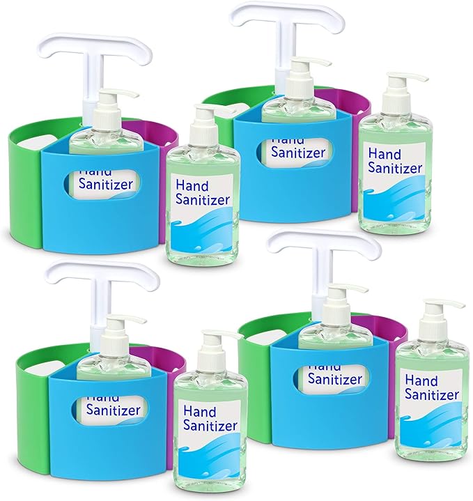 Learning Resources Create-a-Space Storage Center Mini Bundle, Home School Accessories, Fits 3oz Hand Sanitizer Bottles, Teacher Organizer, Classroom Craft Portable Activities