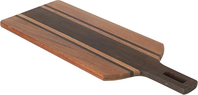 Kenmore San Ysidro 21.5" x 8" Acacia Wood Cutting and Serving Charcuterie Board W/Handle