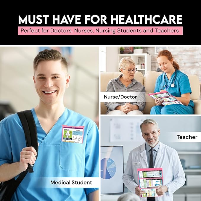 Nursing Clipboard EMT Edition - 3 Layers Aluminum Foldable Nurse Clipboard Nursing Student Essentials - Foldable Clipb oard Nursing Trifold Nursing School Essentials