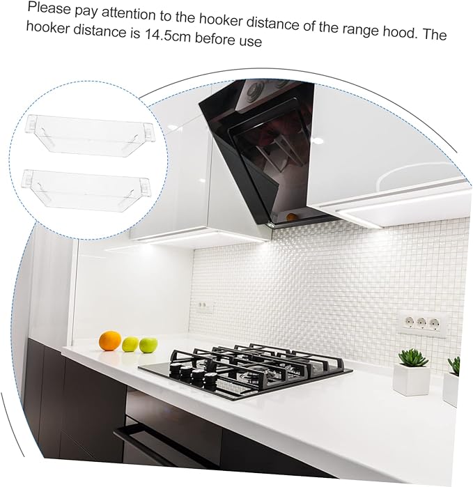 jojofuny 6pcs Practical Oil Bowls for Range Hood Easy to Install Oil Catcher Durable Grease Cups for Kitchen Use Waste Collection Accessories