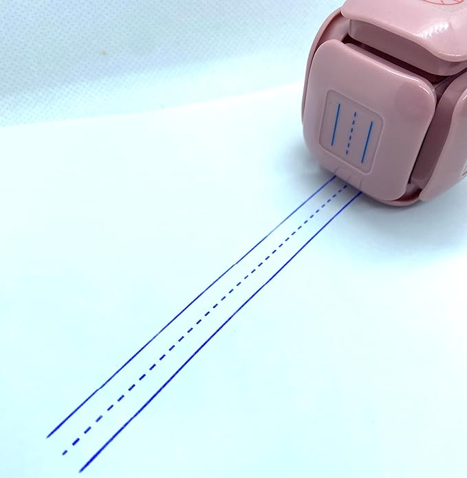 LEGILINER 6-in-1 Handwriting Practice Roller Stamp - Multi-Pattern Self-Inking Stamp Tool for Classroom, Occupational Therapy & Homework - PreK to 5th Grade