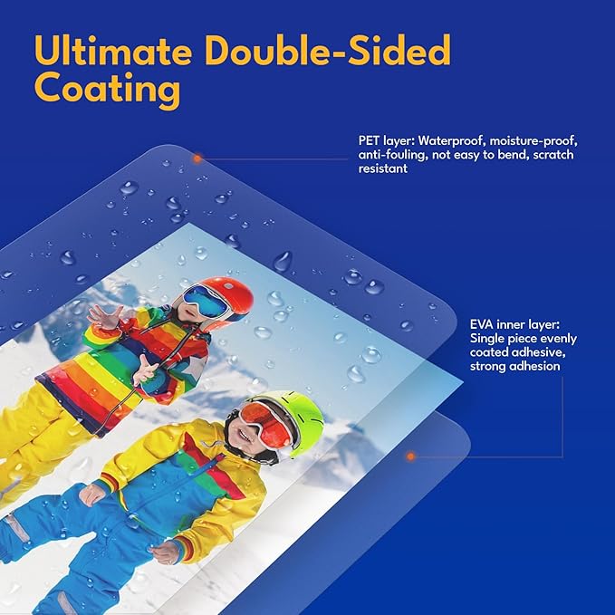 Uinkit 5mil Legal Size Laminating Pouches, 100 Pack Laminating Sheets 8.5x14 Inches - Maximum Protection for Heavy Duty Menus, Safety Protocols, Machine Manuals & Outdoor Signage with Laminator