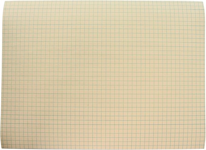 School Smart Graph Paper, 1/4 Inch Rule, 9 x 12 Inches, Manila, Pack of 500