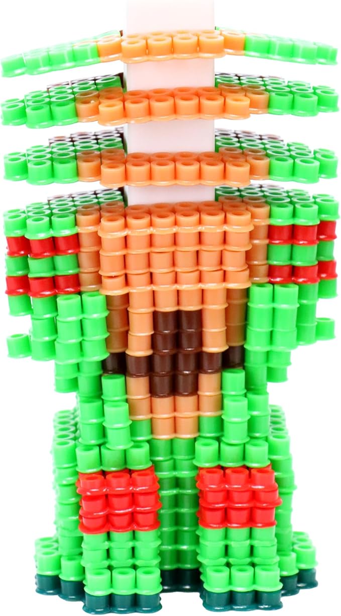 TMNT Pixel Creations Bead Kit Teenage Mutant Ninja Turtles Craft Set with 2500 Beads, Pegboards & Templates Ideal for Birthday Gifts & Screen-Free Play DIY Art Activity for Kids Ages 6+