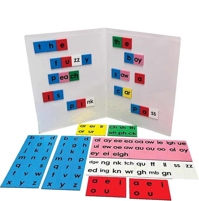 Elementary Magnet Set with Folding Board Made in The USA with Solar Power