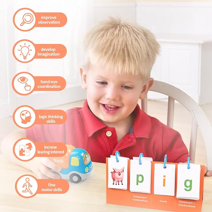 Sight Words Flash Cards for Kindergarten, Phonics Flash Cards, CVC Word Games Pocket Chart, Classroom Learning Activities, Phonics Games for Reading, Speech Therapy Materials for Kids