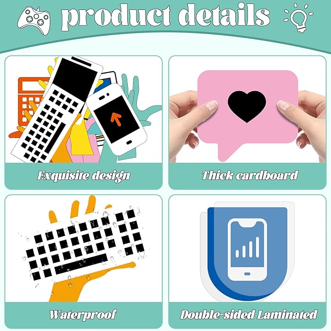 Computer Science Bulletin Board Set Inspirational Technology Digital Classroom Decoration Mental Health Growth Mindset Paper Cutouts Computer Lab Bulletin Board for School Office Home Wall Door Decor