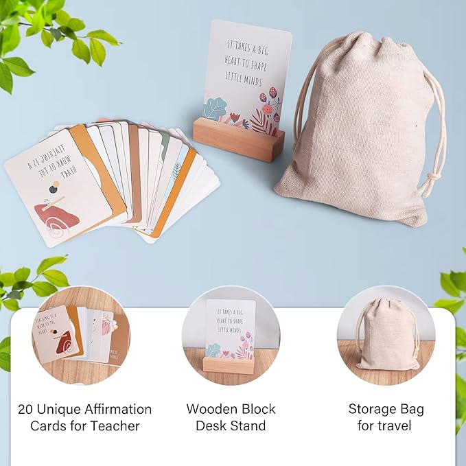 Teacher Gifts, Teacher Appreciation Gifts with 20 OZ Insulated Tumbler, Affirmation Cards Unique Gift Ideas for Women, Cozy Socks Thank You Basket Box for New Teachers, Teachers Christmas Gift