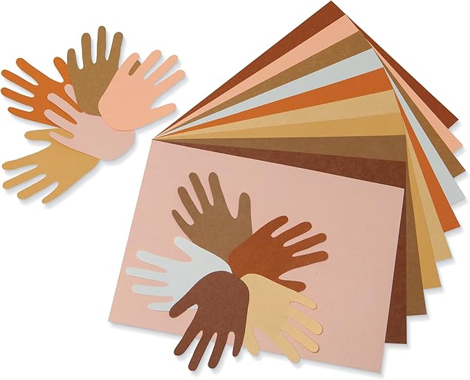 SunWorks® Multicultural Construction Paper, 5 Assorted Colors, 9" x 12", 50 Sheets Per Pack, 5 Packs