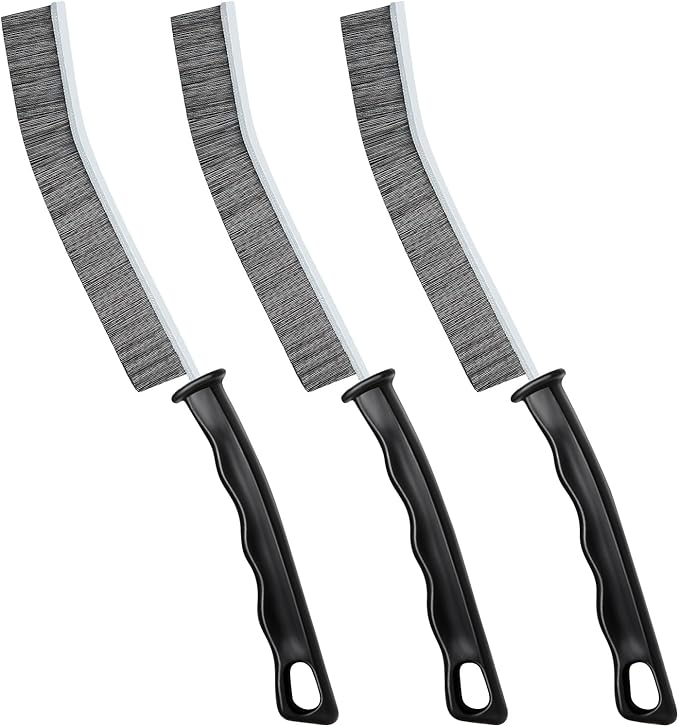 Crevice Cleaning Brush，Hard-Bristled Grout Brush，2024 New Multifunctional Gap Cleaning Brush Tool，Dead Corners Brushes for Bathroom Kitchen Tiles Window Door Slots，3pcs