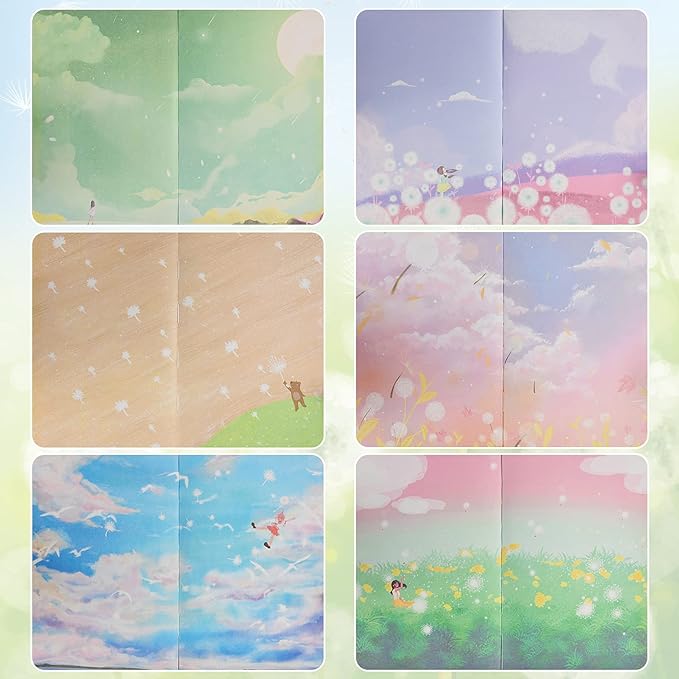 Asten Colorful Blank Journal, Writing Journal Notebook for Women, Hardcover Notepad Personal Dairy Journal to write in for Women Girl Gift, Ribbon Book Mark, 256 Pages Unlined (Hello, Future)