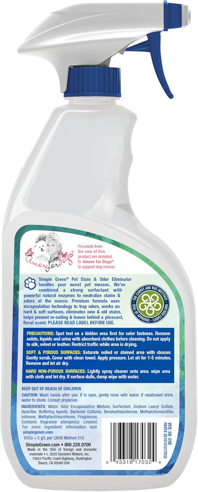 Simple Green Pet Stain and Odor Eliminator 32 oz