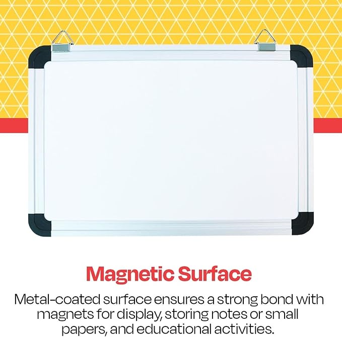 School Smart Dry-Erase Board, 8 x 12 Inches, Each