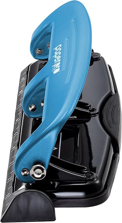 Bostitch Office EZ Squeeze™ Reduced Effort 3-Hole Punch, 12 Sheets, Blue (2103)