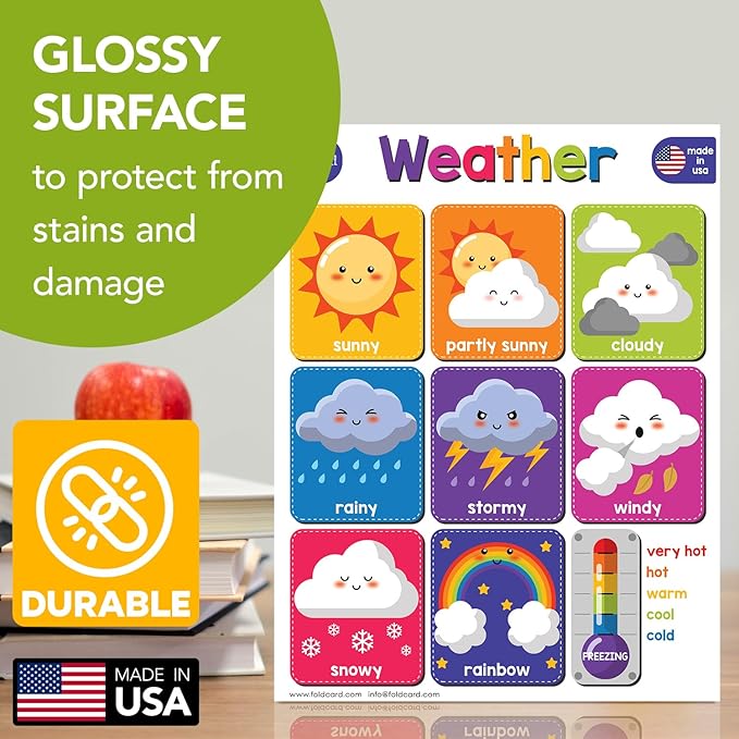 Beginner Bundle – 7 Educational Posters – Classroom and Homeschool Learning Chart Decorations and School Supplies Materials, Preschool to Grade 3 | Printed on Durable and Glossy Cardstock | 8.5" x 11"