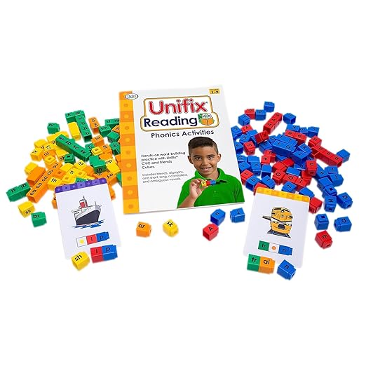 Didax Unifix Reading Phonics Activity Kit, Grades 1 to 2